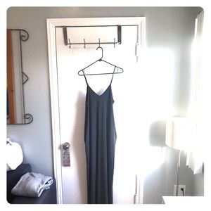 Dark gray dress with pockets